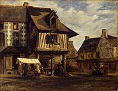 Théodore Rousseau - markedsplass i Normandie - WGA20165.jpg