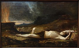 The Dead Abel by Thomas Cole, 1831-1832, oil on paper mounted on wood panel - Albany Institute of History and Art - DSC08083.JPG