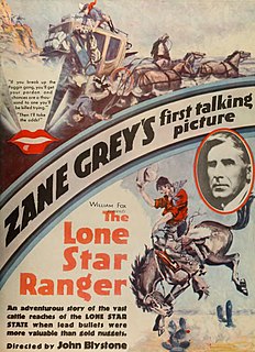 <i>The Lone Star Ranger</i> (1930 film) 1930 film