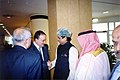 The Minister of State for External Affairs, Shri E. Ahamed meeting with the Palestinian Foreign Minister Mr. Nasser Kidva on the margins of Arab League Summit being held in Algiers, Algeria on March 21, 2005.jpg