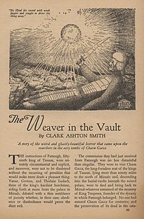 <span class="mw-page-title-main">The Weaver in the Vault</span> Short story by Clark Ashton Smith