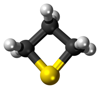 <span class="mw-page-title-main">Thietane</span> Chemical compound