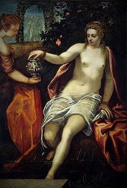 Domenico T./studio J. T.: Susanna, c. 1580, NGA
