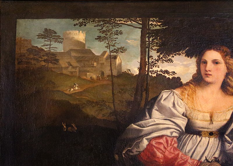Tiziano, amor sacro e amor profano, 1514 ca. 02 paesaggio.jpg