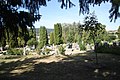 Čeština: Horní pohled na hřbitov v Ráječku, okr. Blansko. English: Top view of cemetery in Ráječko, Blansko District.