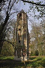 Toren van het verdwenen kasteel Vilain in het Rattendaelepark