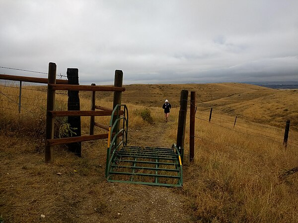 A public use trail for runners, mountain bikers and hikers in Sheridan.