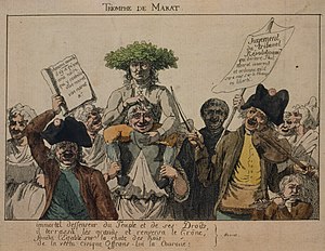 The triumph of Marat after his release from arrest Triomphe de Marat.jpg