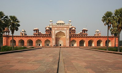 Tumba de Akbar el Grande, Sikandra, India.