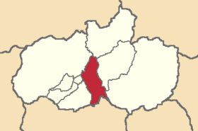 Lage des Kantons Pelileo