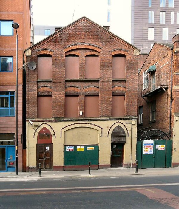 The site of the Twisted Wheel, in 2013