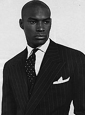 Tyson Beckford pozanta por Ralph Lauren.