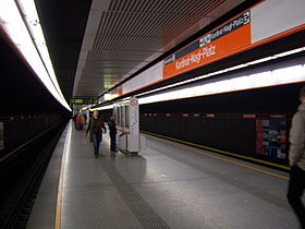Plateforme de la station.