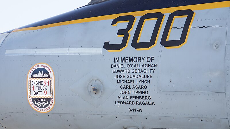 File:US Navy FA-18E Super Hornet (NF300 166859) of VFA-115 CAG bird nose art static display at NCAS Iwakuni Base May 5, 2016.jpg