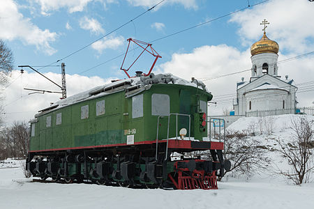 VL19 locomotive (monunent in Zlatoust)