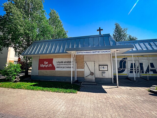 The Finnish-language Baptist Church in Vaasa, Finland