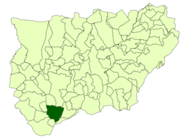 Kaart van Valdepeñas de Jaén