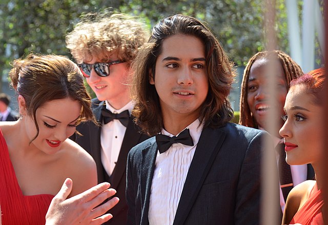 Victorious cast at the 64th Primetime Emmy Awards in September 2012