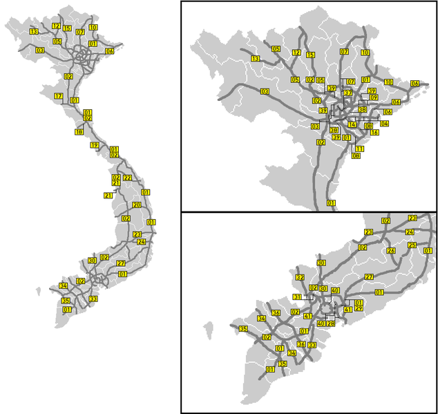 File:Vietnam Expressway map - Numbered.png
