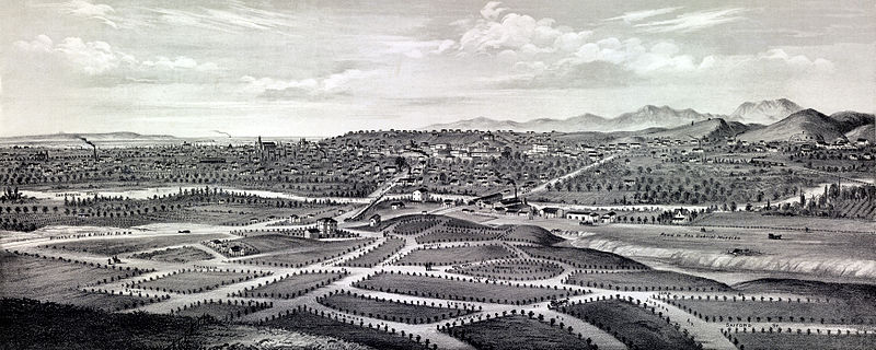 File:View of Los Angeles from the east. Brooklyn Hights in the foreground; Pacific Ocean and Santa Monica Mountains in the background. (pm000250) CROPPED.jpg