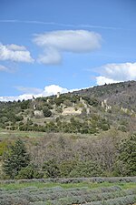 Village de Béconne en ruine.