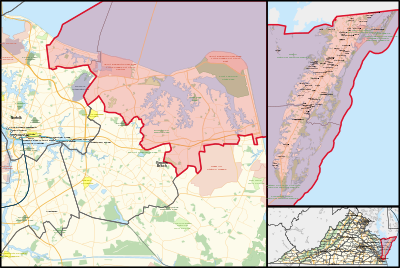 Virginia's 20th Senate district (since 2024).svg