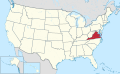 Location of Virginia