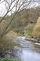 Čeština: Řeka Otava u Vojníkova na podzim, Jihočeský kraj English: Otava River near Vojníkov during fall, CZ