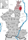 Location of the Waal market in the Ostallgäu district