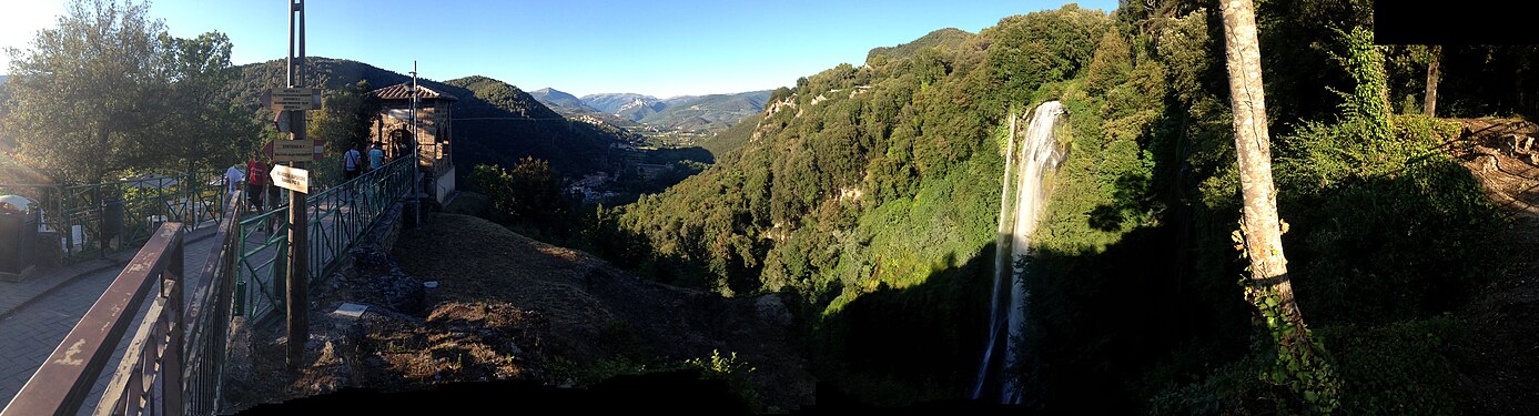 Waterfall Marmore in Terni