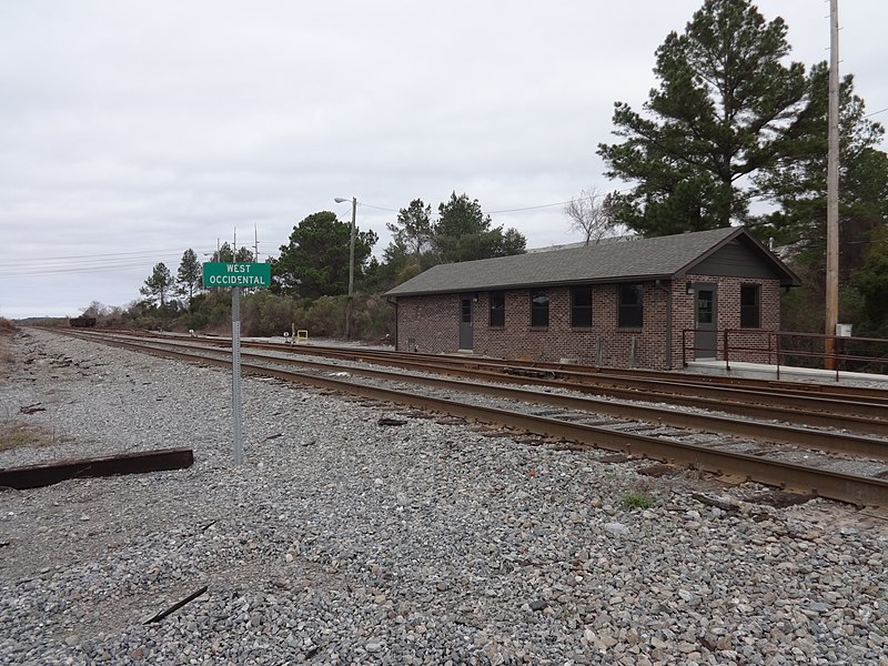 File:West Occidental railroad sign.JPG