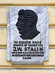 Josef W. Stalin - Gedenktafel