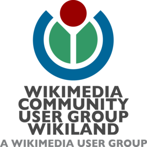 Exemplo 6 Variação do logótipo da Fundação Wikimedia com o lema
