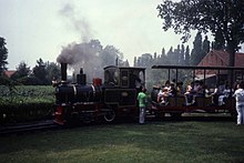 Stoomtrein tijdens de stoomdagen in 1986