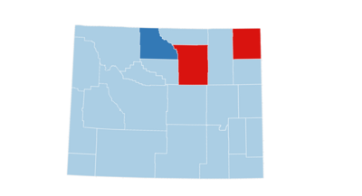 County flips from 1932:
Democratic
Hold
Gain from Republican
Republican
Gain from Democratic Wyoming county flips between the 1932-36 Presidential elections.png