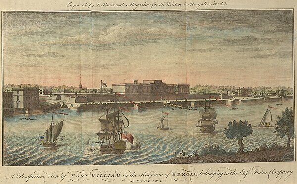 Fort William, by Jan Van Ryne, 1754