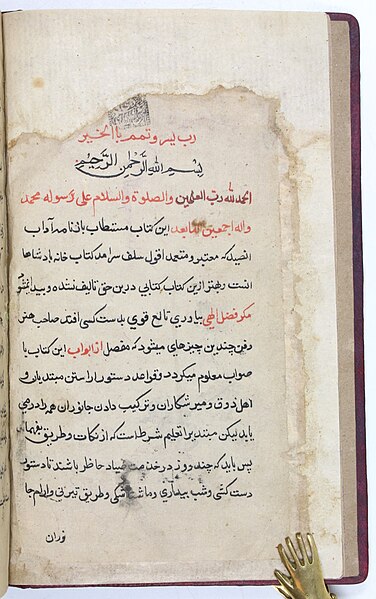File:(Falconry manuscript). Khushal Khan Khatak. Baz-nama, (The Book of Falconry). Central Asia - Afghanistan, 1689-90 CE.jpg