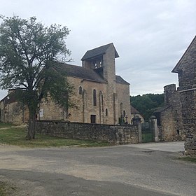 Illustrasjonsbilde av artikkelen Saint-Hilaire kirke i Salvezou