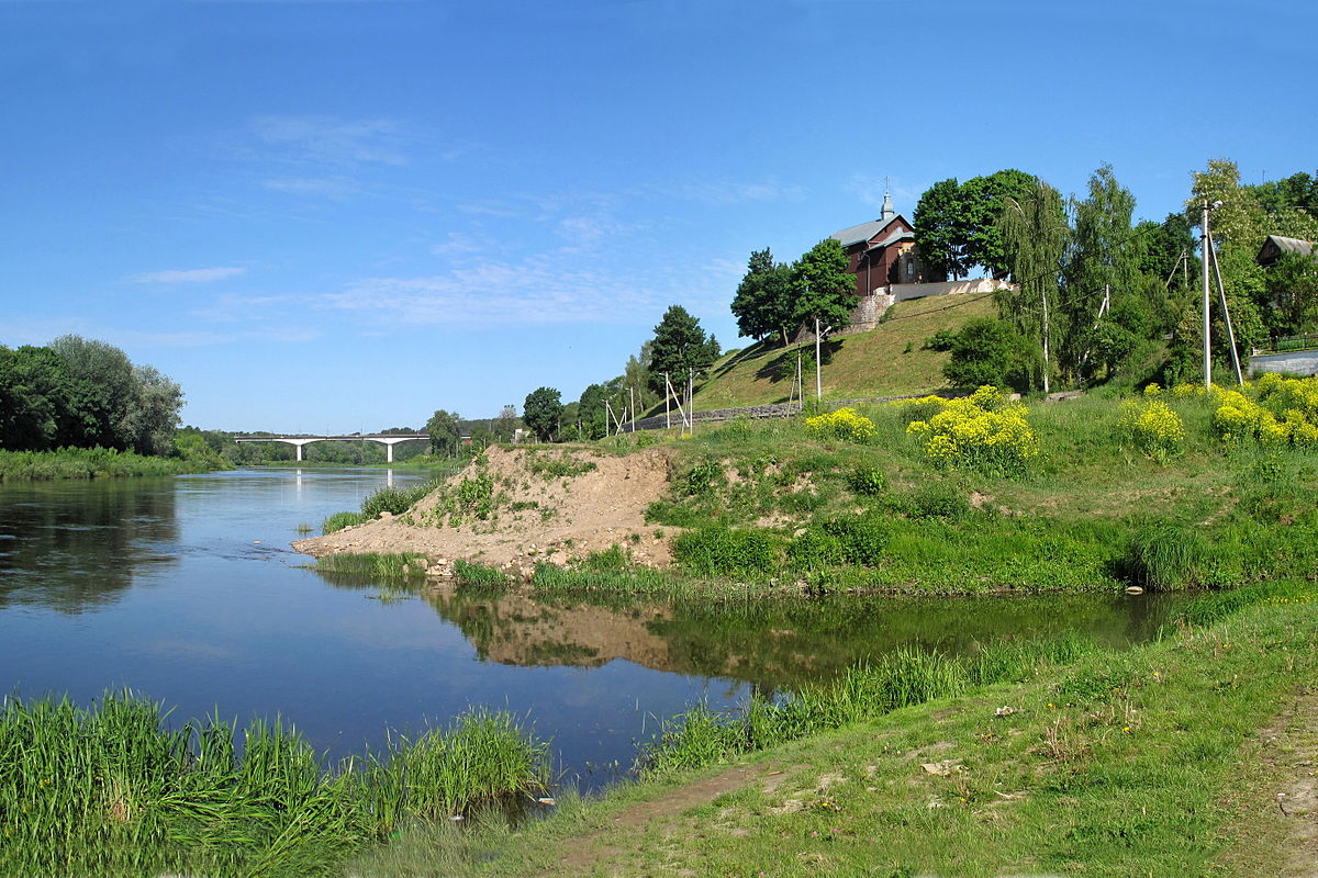 Неман река вид на Коложскую Церковь