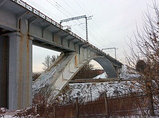 Вид на мост со стороны Волоколамского шоссе