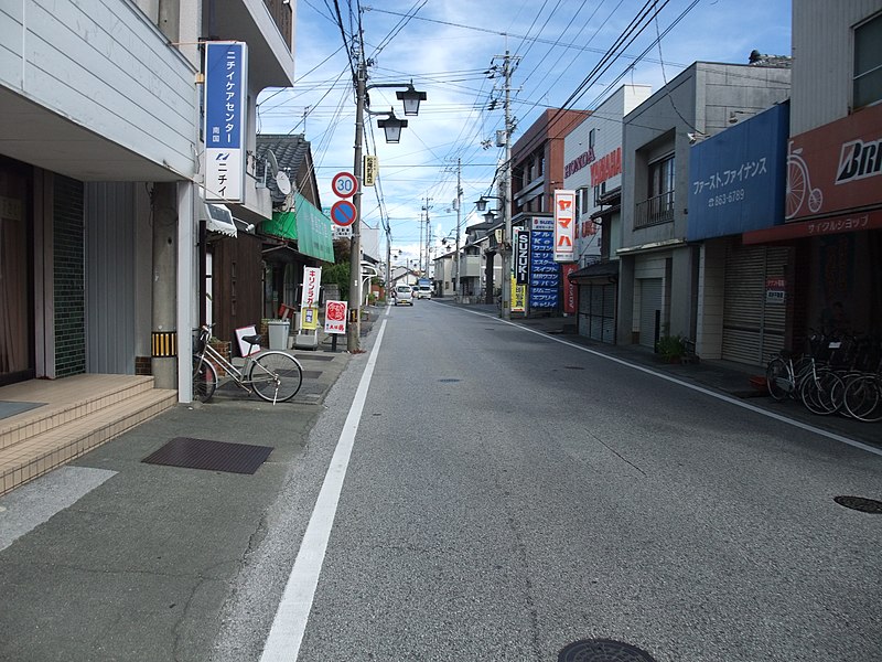 File:後免東町～後免町間の県道 - panoramio.jpg