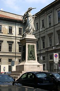 1611 - Milano - Luigi Belli, Monumentul celor căzuți din Mentana (1880) - Foto Giovanni Dall'Orto - 18-mai-2007.jpg