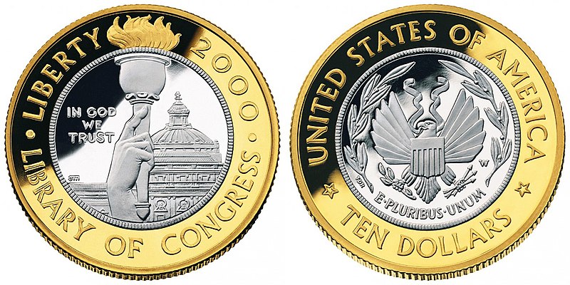 File:2000 Library of Congress Proof Ten Dollars.jpg