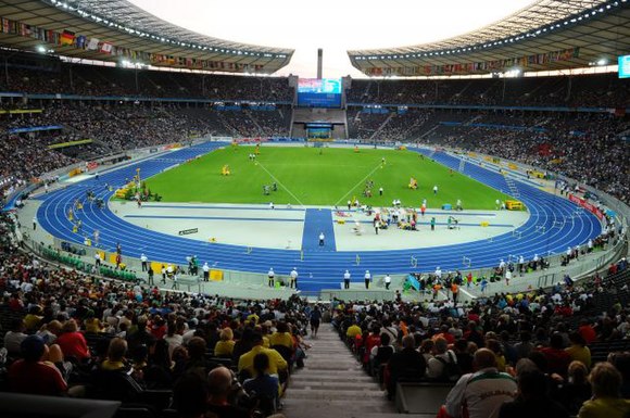 The Olympiastadion in Berlin, which hosted the ISTAF Berlin