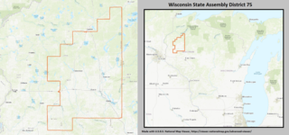 <span class="mw-page-title-main">Wisconsin's 75th Assembly district</span> American legislative district in northwest Wisconsin