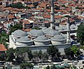 Aerial view of the mosque