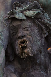 Triton und Nymphe fountain by Viktor Tilgner at Volksgarten.