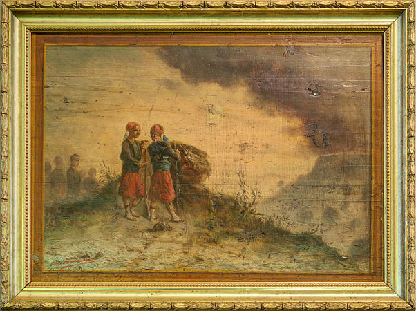 Les zouaves, par Alphonse Victor Baumann.