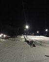 Cone Park tubing hill after dark