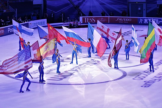 Церемония открытия соревнований. Ростелеком кап 2019. Церемония открытия на льду. Rostelecom Cup 2020.